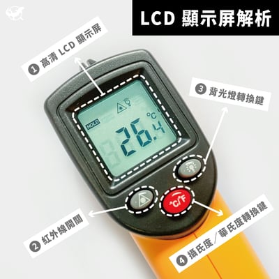 爬蟲紅外線測溫槍2