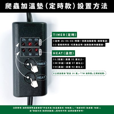 爬蟲加溫墊（一般款、定時款）