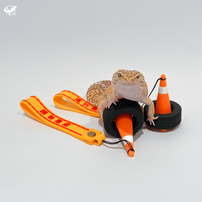 爬蟲三角錐安全警示擺設3