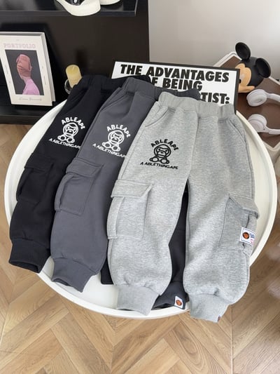 BAPE加絨長褲｜1