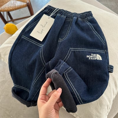 加絨刺繡長褲｜眼睛2