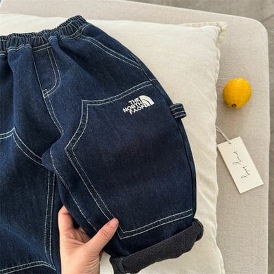 加絨刺繡長褲｜眼睛4