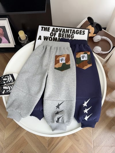 BAPE加絨長褲｜2