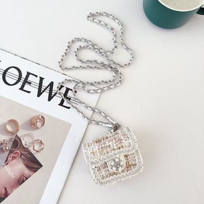 現貨+預購 -小香風山茶花耳機鏈包2