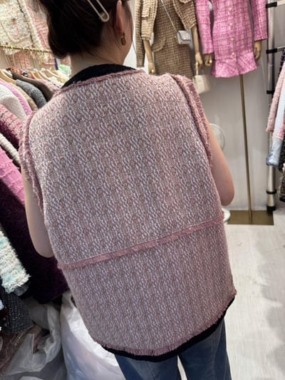 小香風毛呢背心4