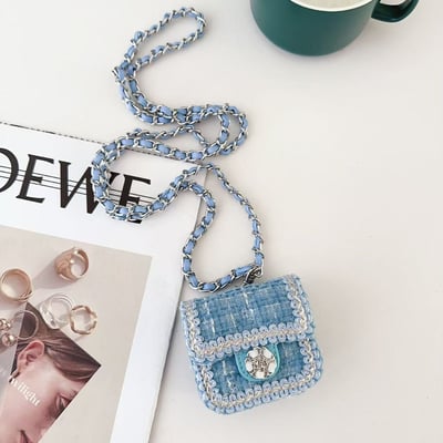 現貨+預購 -小香風山茶花耳機鏈包3