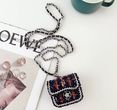 現貨+預購 -小香風山茶花耳機鏈包1