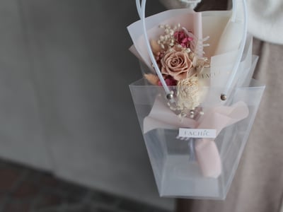 永生小花束 / 小 / 氣質奶茶 NT6905