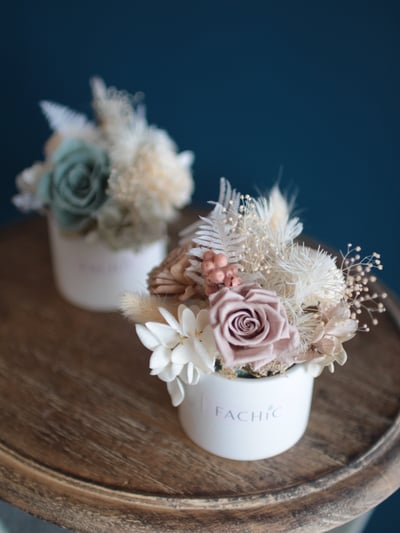 永生玫瑰小桌花 / 裸粉色 NT8903