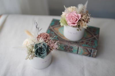 永生玫瑰小桌花 / 薰粉色 NT8904