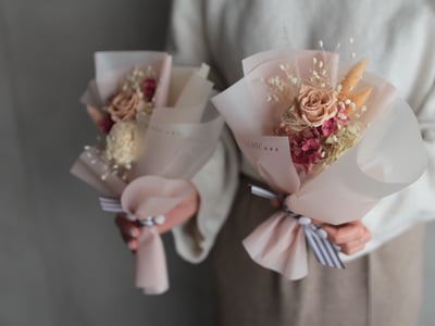 永生小花束 / 小 / 氣質奶茶 NT6902