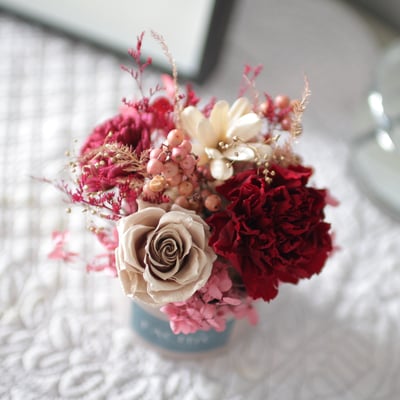 永生康乃馨小桌花 / 紅色系 NT8902