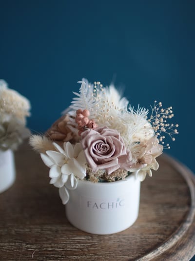 永生玫瑰小桌花 / 裸粉色 NT8901