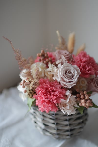 永生康乃馨大桌花 / 柔和系 NT26801