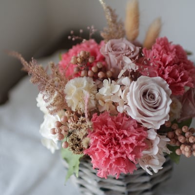 永生康乃馨大桌花 / 柔和系 NT26803