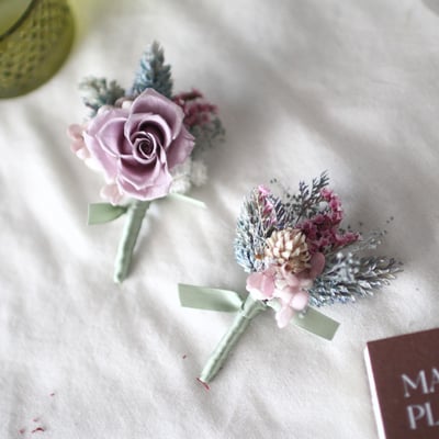 胸花 / 永生花 / 復古紫 NT290~NT3901