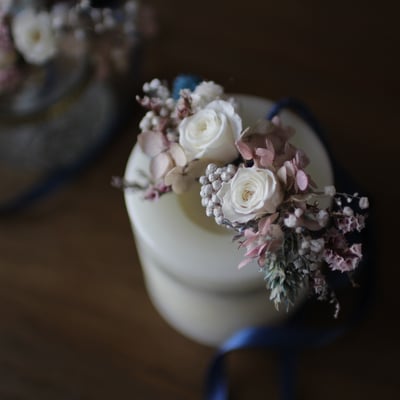 手腕花 / 永生花 / 櫻雪白 NT7901