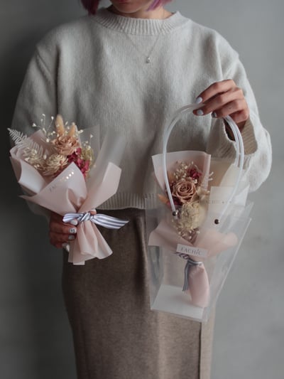 永生小花束 / 小 / 氣質奶茶 NT6901