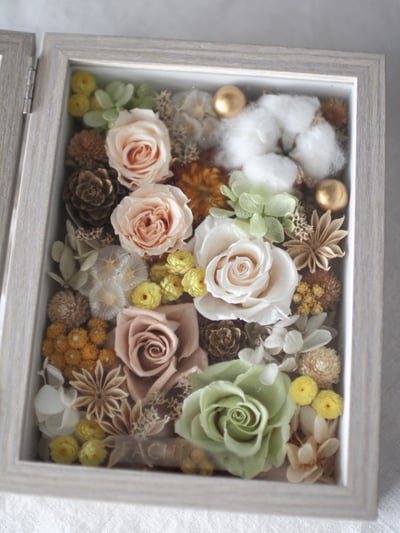 可開合相框花 / 明亮色系【客製款】NT34801