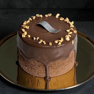 巧克力奶霜戚風蛋糕1