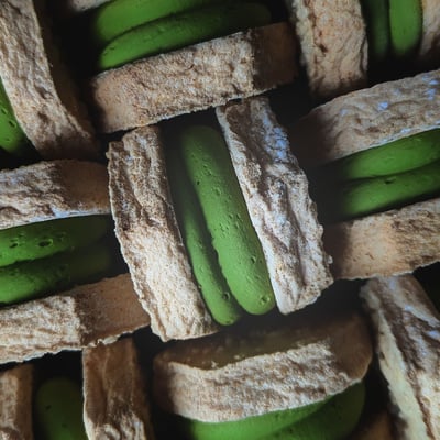 厚餡達克瓦茲-柚香抹茶1