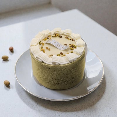 開心果奶霜戚風蛋糕2