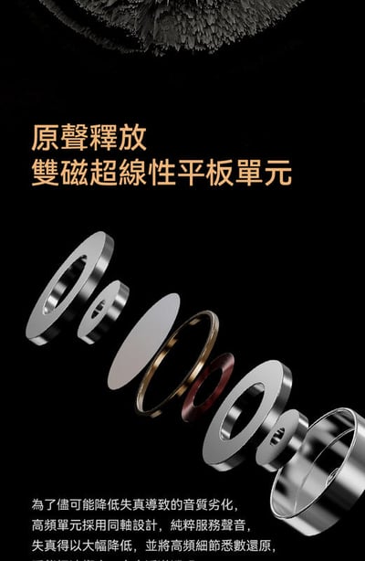 Rose technics弱水時砂 極光ultra 可換線 耳道式耳機 拓撲動圈+平板單元5