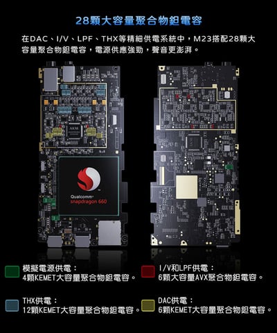 FIIO M23 高階無損隨身音樂播放器 銀 藍 兩色11