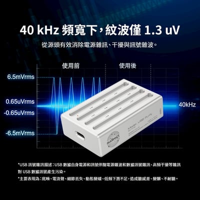Audirect USB Purify 電源訊號淨化器 徹底消除底噪電流聲 隔離式串聯 USB 電源訊號淨化器10
