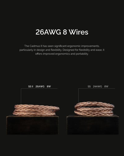 Effect Audio Cadmus ii 耳機升級線 UP-OCC 鍍銀銅 Litz6
