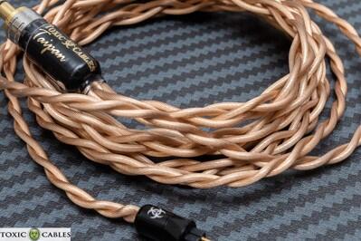 英國Toxic cables Taipan 單晶銅鍍金耳機升級線2