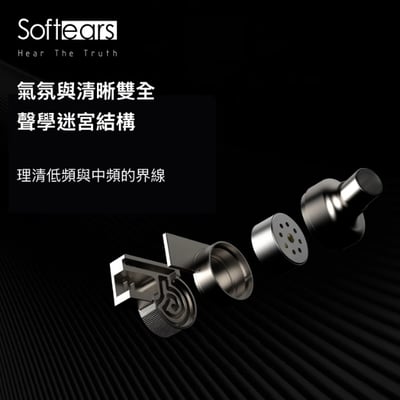 Softears | Edge 單動圈入耳式耳機 11mm 自研動圈4