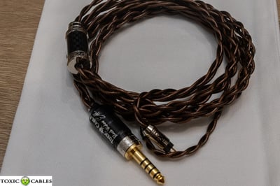Toxic Cables BW Eddie 耳機升級線 旗艦純銅重磅聯名 黑寡婦靈魂的極致演進 全球限量300條5