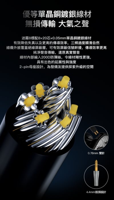 LETSHUOER 鑠耳 Mystic 迷霧8 八動鐵單元 旗艦耳道式耳機10