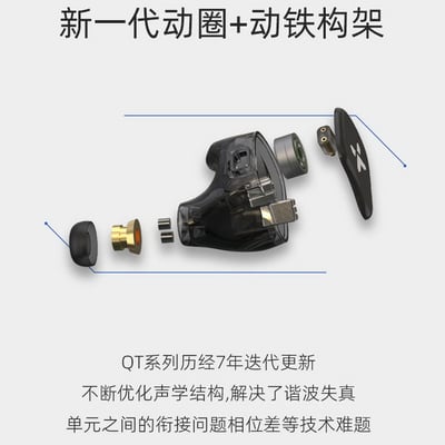 弱水時砂 Rose technics QTX 圈鐵混合 6動鐵+1動圈 耳道式耳機2