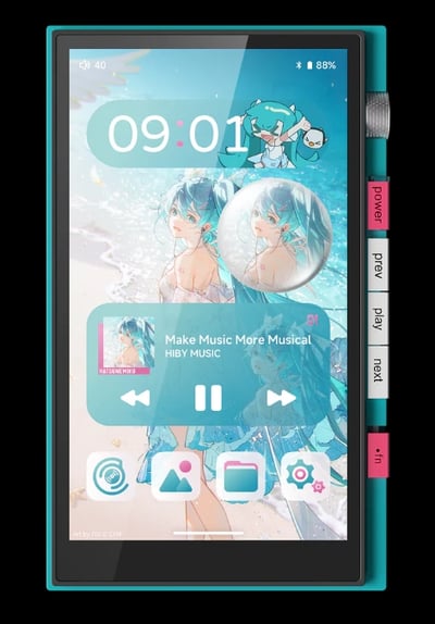 HiBy Digital X Hatsune Miku 初音未來聯名便攜音樂播放器3