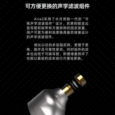 MoonDrop 水月雨 Aria2·詠嘆調2 耳道式耳機 aria 26