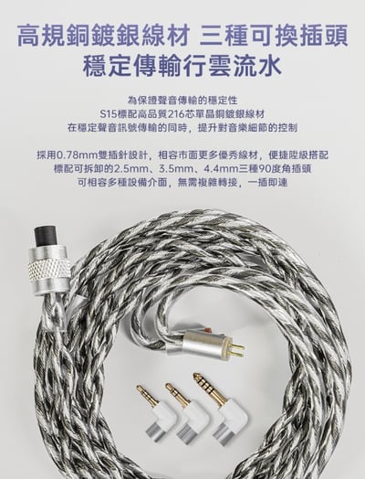 LETSHUOER 鑠耳 S15 平面雙後腔振膜+R-Sonic被動濾波器 耳道式耳機8