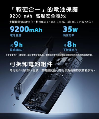 FiiO M27 旗艦級高解析音樂播放器 隨身桌機級架構8