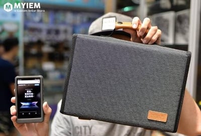 耳機收納包 (皮製手把) 高質感新品 二格 四格 六格6