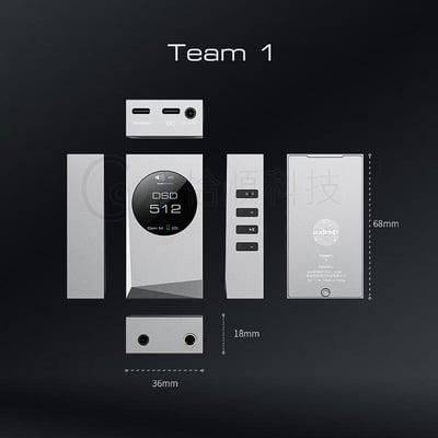 Audirect Team1 便攜台式無損解碼器 可擴充藍芽模組6