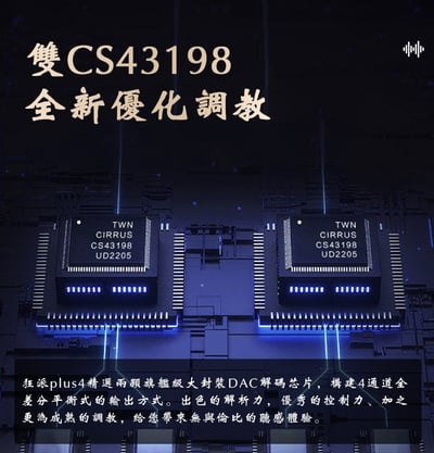KUANG PAI 狂派Plus4 隨身hifi解碼耳放DAC轉3.5/2.5/4.4平衡 隨身DAC CS431983