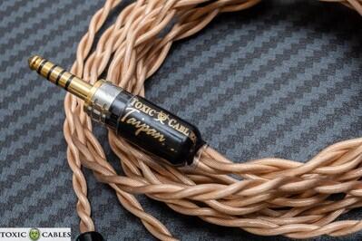 英國Toxic cables Taipan 單晶銅鍍金耳機升級線3