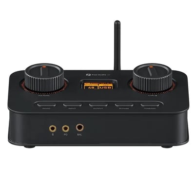 Fosi Audio K7 桌上型 DAC 耳機擴大機 支援 USB、光纖、同軸輸入 具備麥克風輸入與降噪功能3