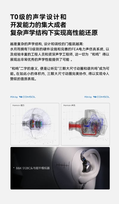 MOONDROP 水月雨 Harmon 和鳴 三動圈入耳式耳機8