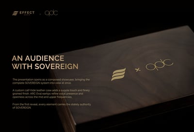 Effect Audio x Qdc SOVEREIGN 聯名款 旗艦耳道式耳機 至高無上 獨一無二 全球限量 200 套6