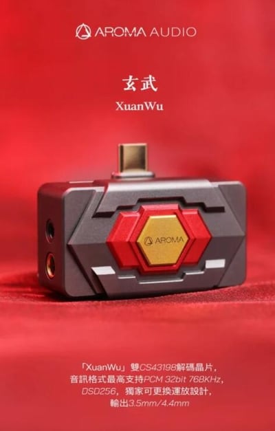 Aroma Audio Xuanwu 玄武 DAC 小尾巴 隨身耳擴1