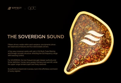 Effect Audio x Qdc SOVEREIGN 聯名款 旗艦耳道式耳機 至高無上 獨一無二 全球限量 200 套2