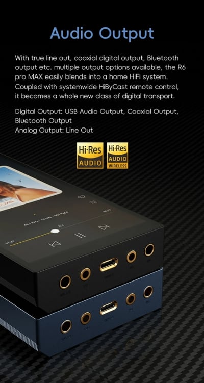 HiBy R6 Pro Max 音樂播放器9