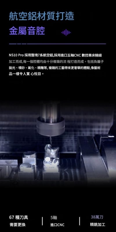 BGVP NS10 Pro 兩圈八鐵 圈鐵混合耳道式耳機 HIFI耳機6